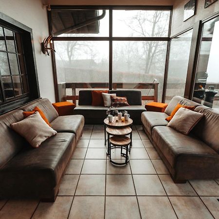 Le Grand Cerf 25 Pers, Malmedy- Chalet Rustique, Jardin エクステリア 写真