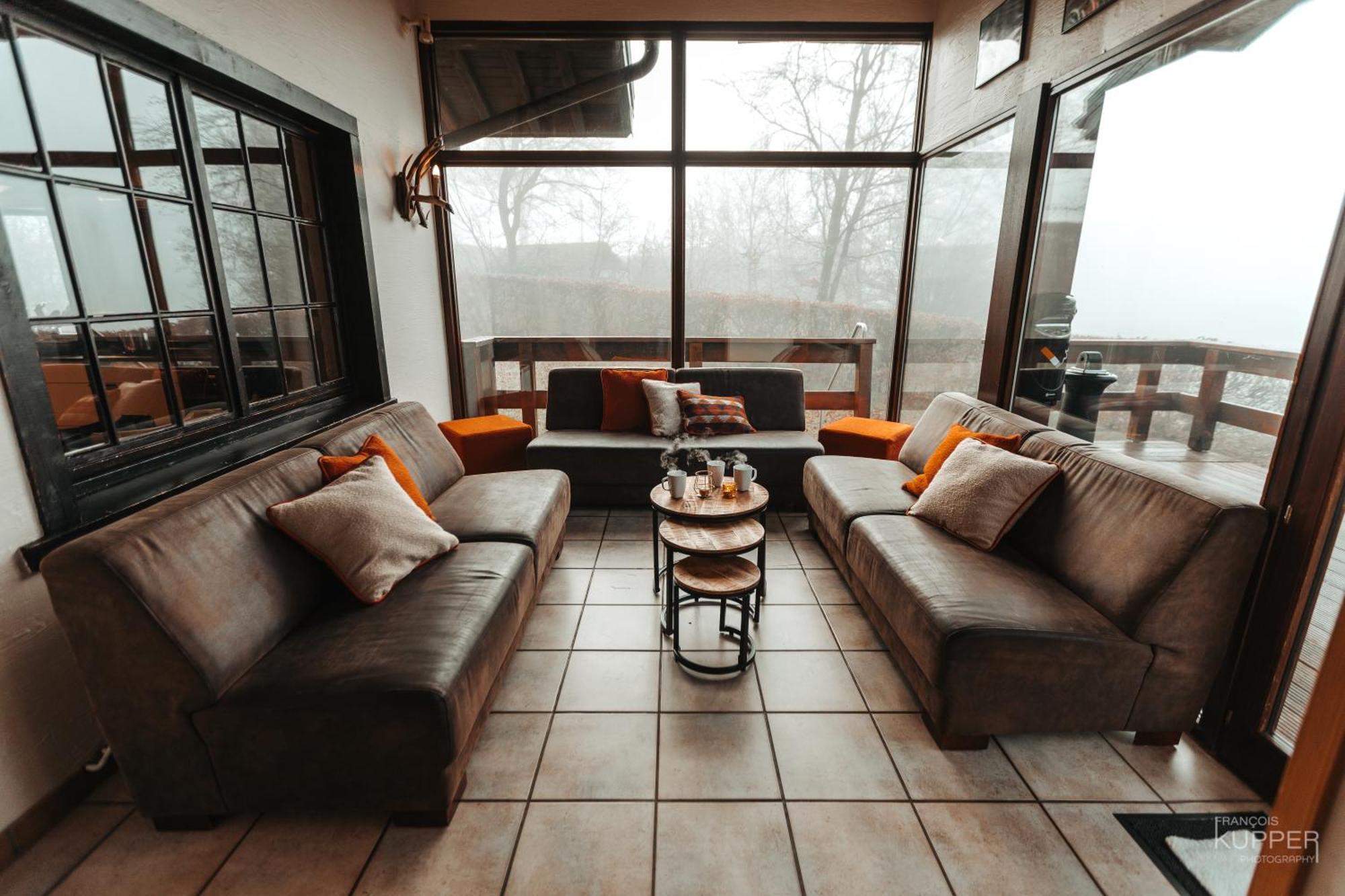 Le Grand Cerf 25 Pers, Malmedy- Chalet Rustique, Jardin エクステリア 写真
